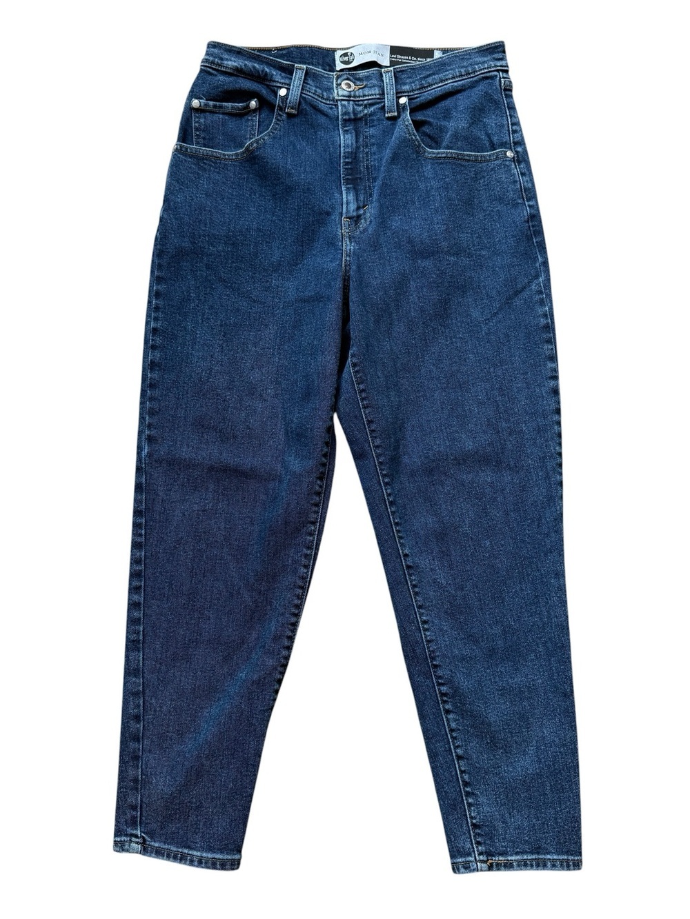 Levi’s SilverTab Mom Jeans 30x27 Vintage Wash Tapered High Rise Denim Y2K 2000s